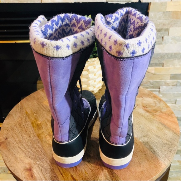 Totes Selena Winter Duck Boots Sz 3 - Picture 3 of 9